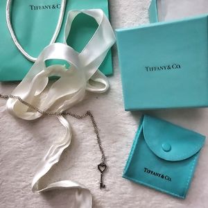 Authentic Tiffany & Co. Key Necklace